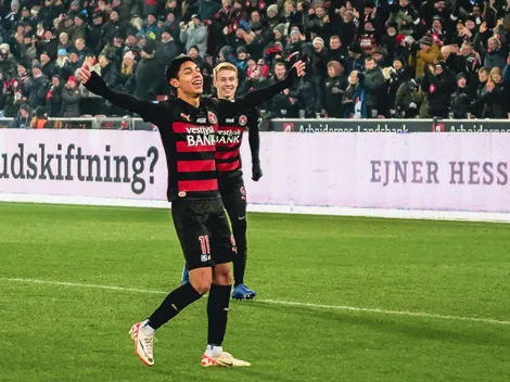 ¡Héroe! Midtjylland golea y es único puntero con Osorio figura