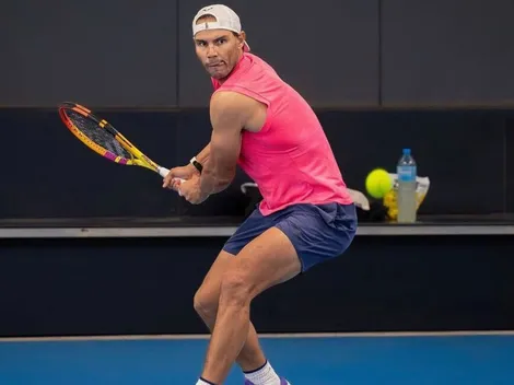 ¿Con Chile en la mira? Rafa Nadal entrena con todo para su regreso