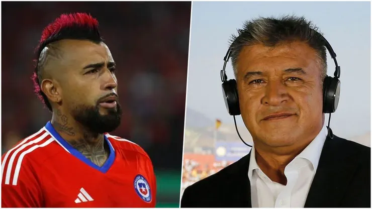 Arturo Vidal y Claudio Borghi
