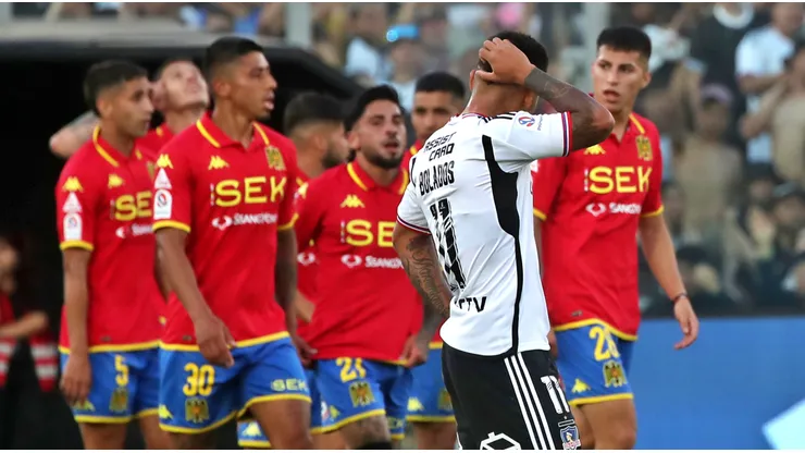 Colo Colo cayó con Unión Española y quedó fuera de la pelea por el título del Campeonato Nacional 2023. | Foto: Photosport