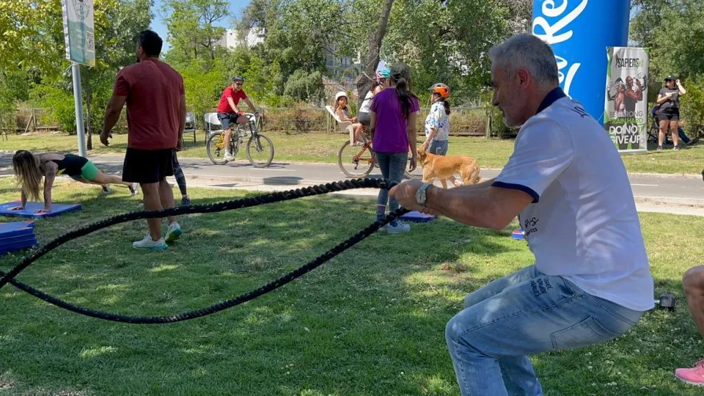 Juvenal demostró que está intacta su destreza deportiva