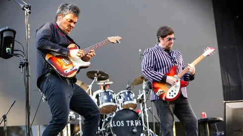 Fotos: Los Tres tuvieron exitoso concierto gratuito en Plaza Ñuñoa.