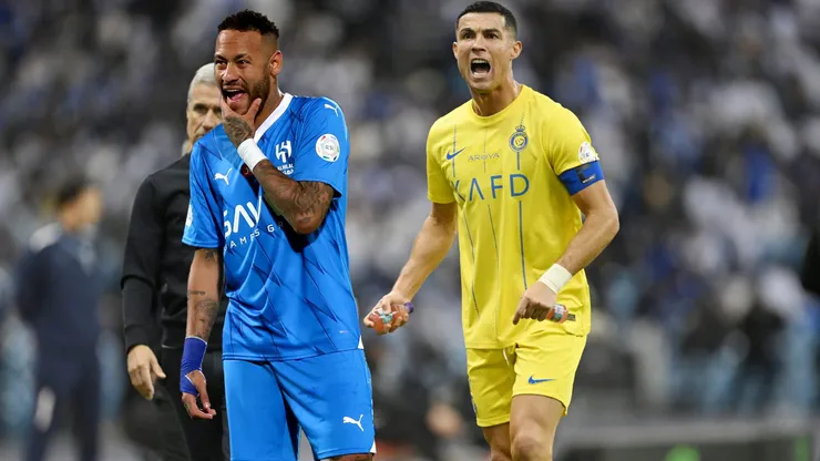 Neymar miró desde su casa la goleada de Al Hilal sobre Al Nassr, donde Cristiano Ronaldo vivió una tarde de furia.