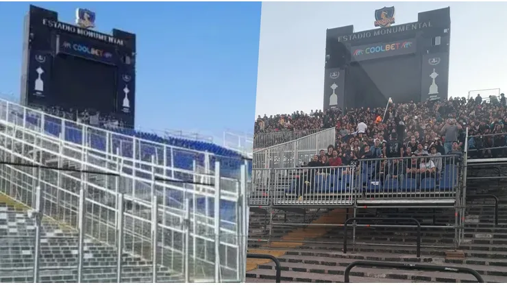 Se instalaron butacas en el Monumental para los conciertos de estos días.