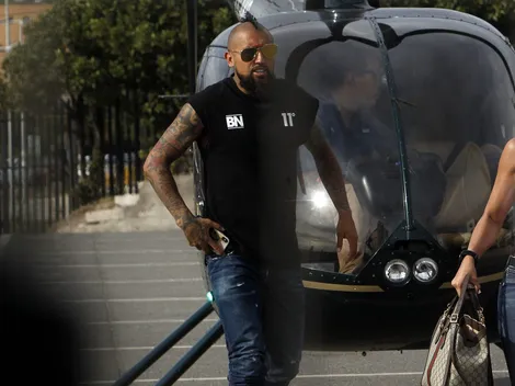 A lo Bolocco: Vidal llegará en helicóptero al Monumental