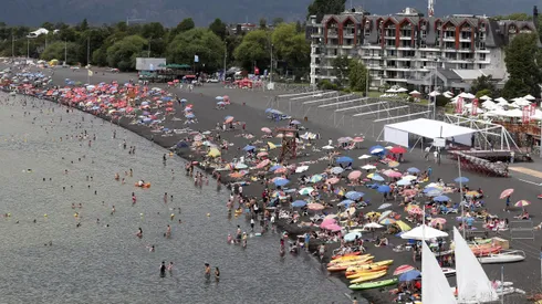 Alertan turbiedad en el Lago Villarrica.