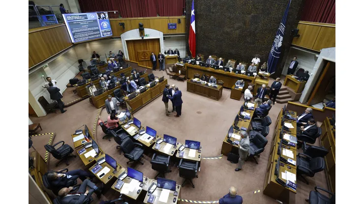 Valparaiso, 1 de marzo de 2023. Vista general de la sesion del Senado. Raul Zamora/Aton Chile