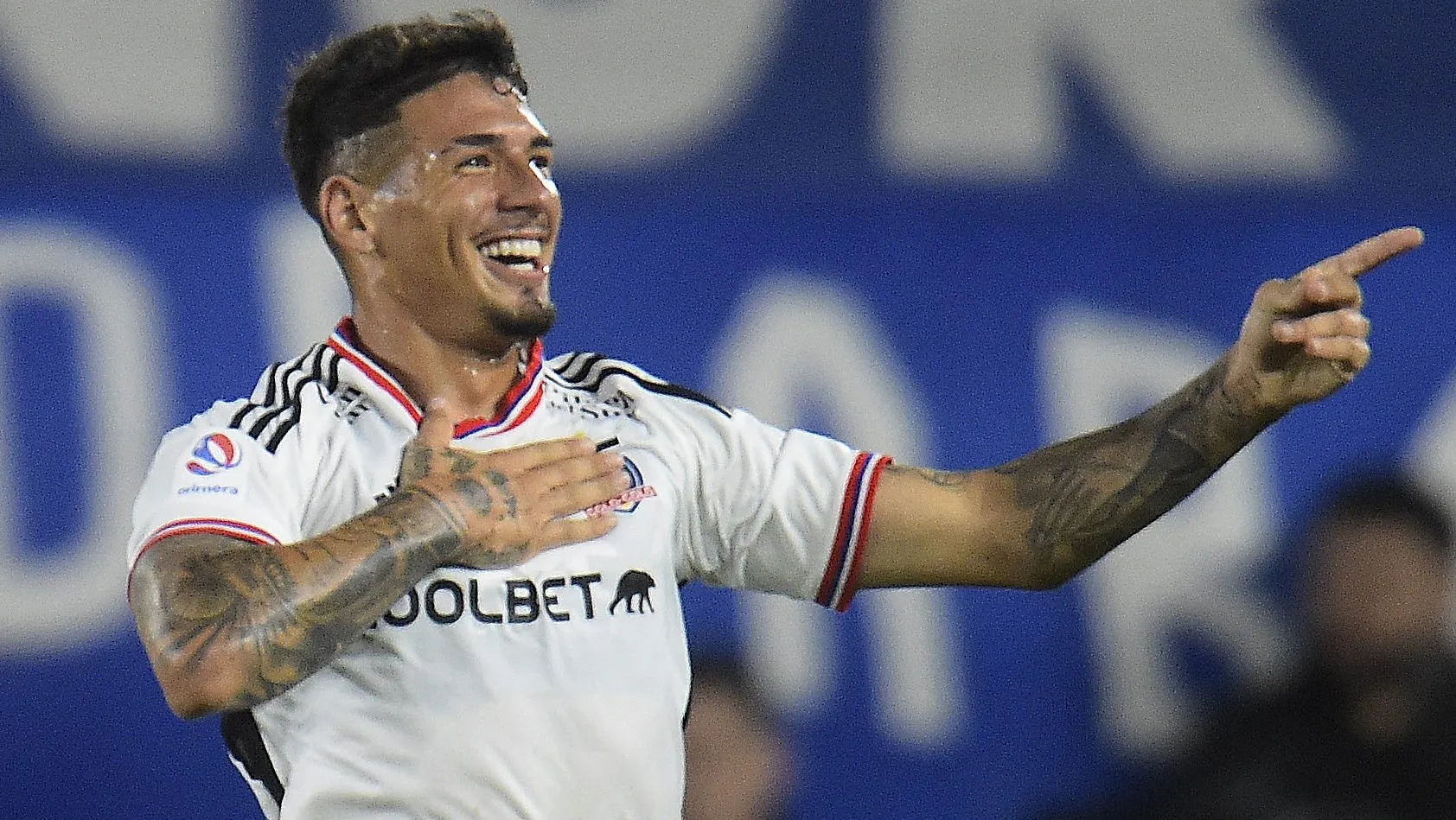 Saldivia en el amistoso entre Colo Colo y Nacional de Uruguay (Focouy/Photosport)
