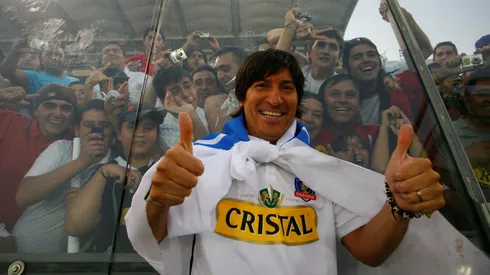 Iván Zamorano jugó por Colo Colo en el 2003.