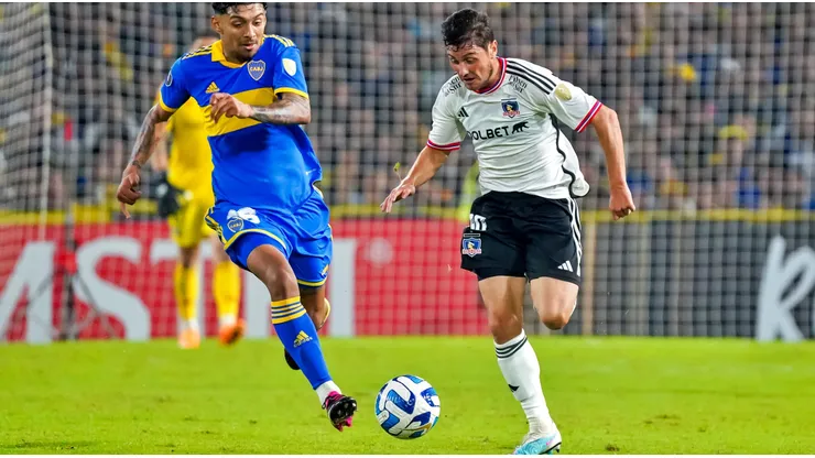 Marco Rojas jugó en La Bombonera su último partido con Colo Colo.