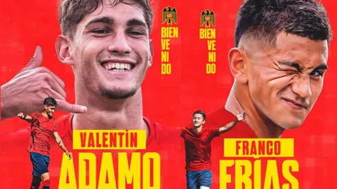Los nuevos delanteros de U.E: Adamo y Frías
