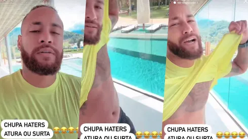 Ney se levantó la polera para mostrar su abdomen. ¿Opiniones?