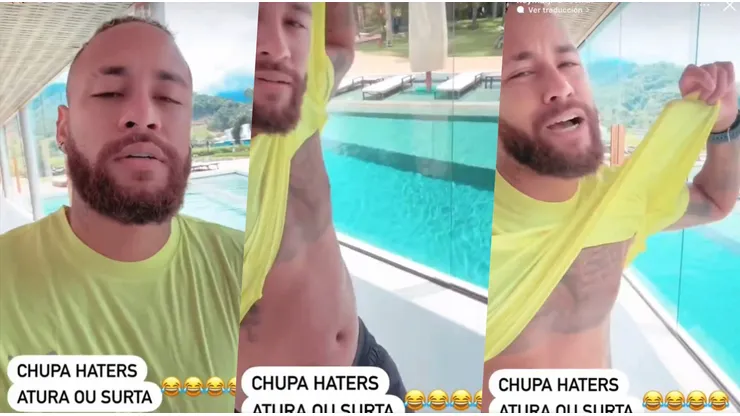 Ney se levantó la polera para mostrar su abdomen. ¿Opiniones?