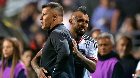 Vidal jugó su primer partido con los albos el pasado sábado.