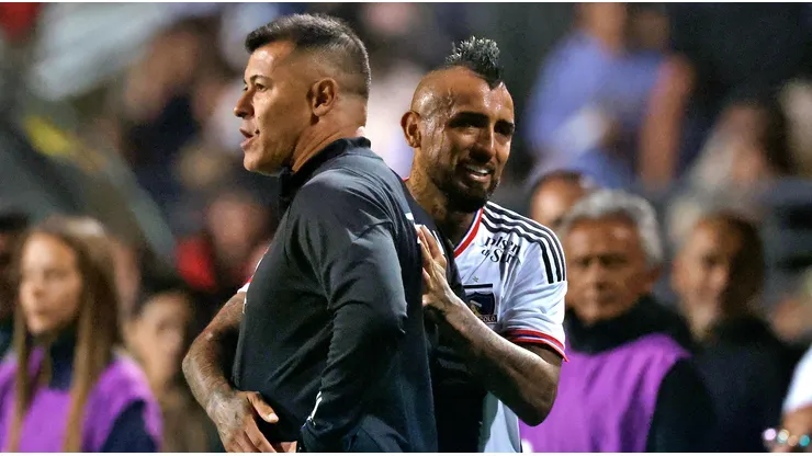 Vidal jugó su primer partido con los albos el pasado sábado.