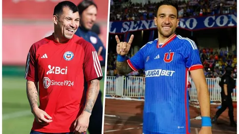 Ambos jugadores compartieron en la Roja.