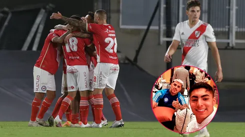 Jordhy Thompson mostró una foto con un compañero argentino que alguna vez le anotó un golazo a River Plate.