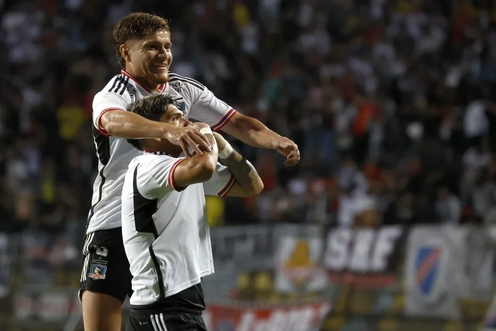 Palacios marcó el gol de Colo Colo frente a Everton.