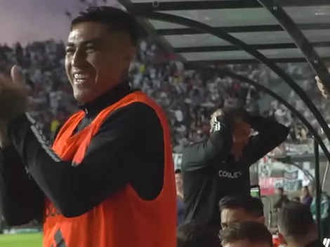 ¡No lo creía! Así festejó Almirón el golazo de Palacios