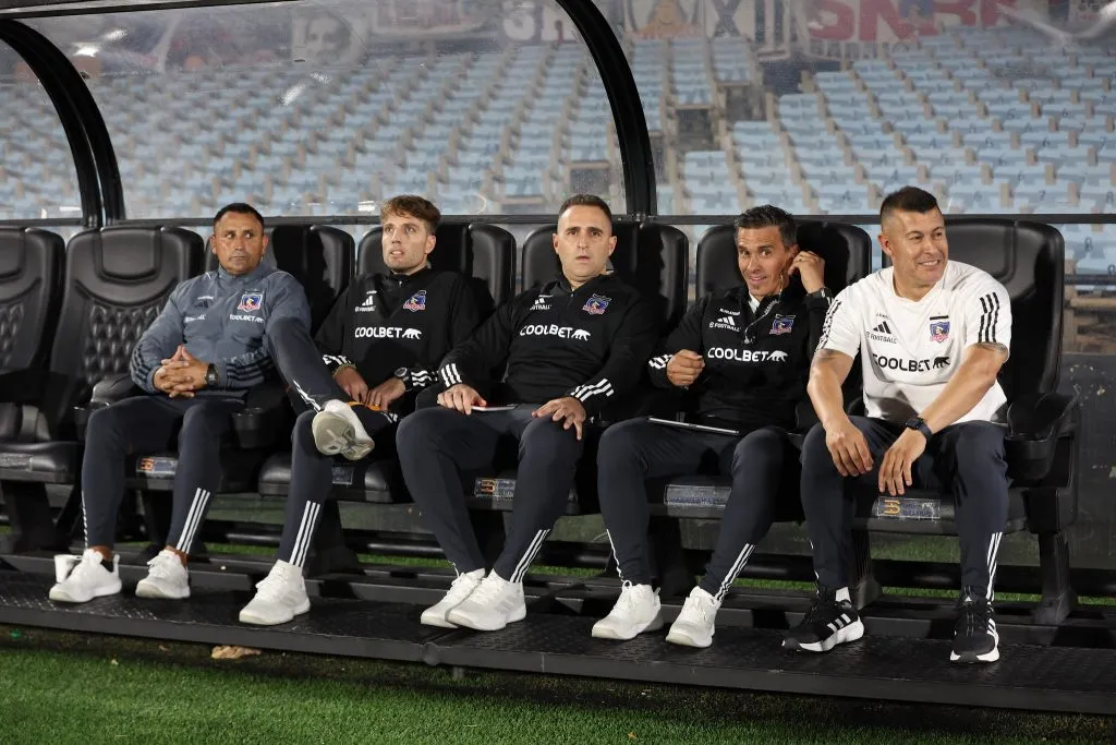 Jorge Martínez se integró al cuerpo técnico de Jorge Almirón tras la salida de Gustavo Quinteros. Foto: Comunicaciones Colo Colo.