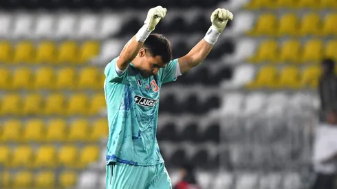 Cristopher Toselli no se guardó nada en su festejo del Clásico Universitario ante la UC.