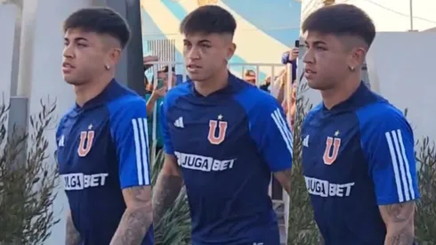 Maxi Guerrero entrenó con sus compañeros tras sufrir una lesión en su rostro.