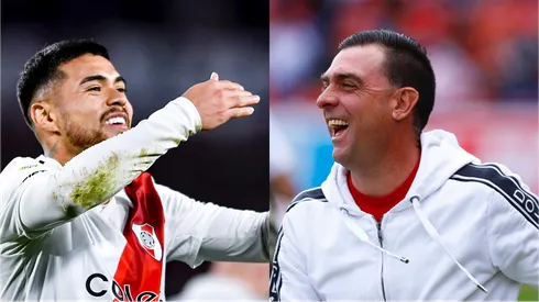 Paulo Díaz y Pablo Guede recrearon el Abrazo de Maipú, pero en el Monumental de River, sin cañonazos de fondo y sin ganarle a un ejército realista.