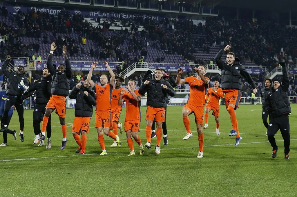 Inter celebra la victoria sobre la Fiorentina | Getty Images