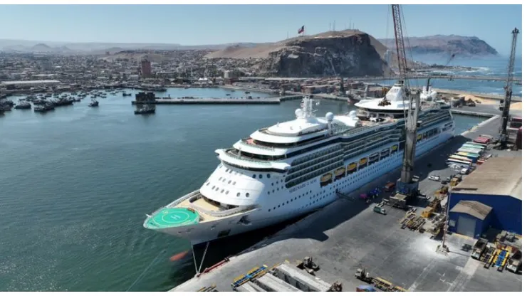 El polémico crucero viral ya está en Chile