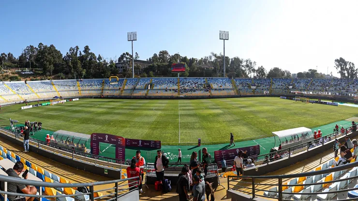 Otra imagen del Estadio Sausalito previo al partido (@ColoColo)