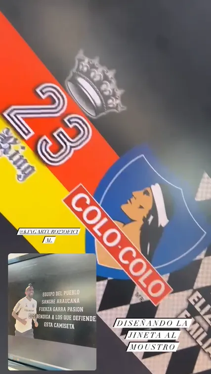 La jineta de capitán de Vidal en su regreso a Colo Colo.