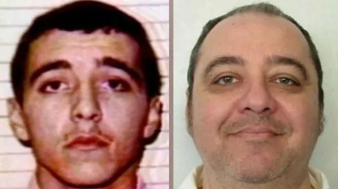 Kenneth Eugene Smith joven a la izquierda y adulto a la derecha.