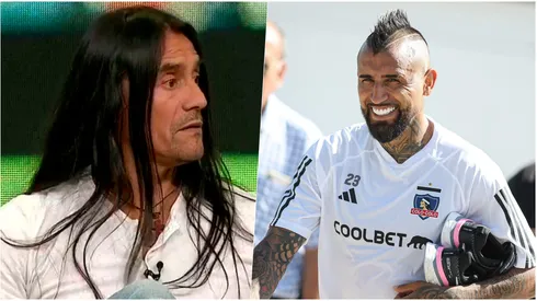Coca Mendoza, ex Colo Colo y Arturo Vidal, actual jugador del club.