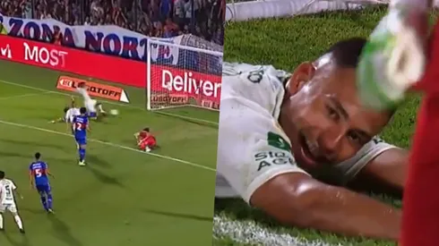 Morales se perdió un gol insólito en su debut en Argentina.