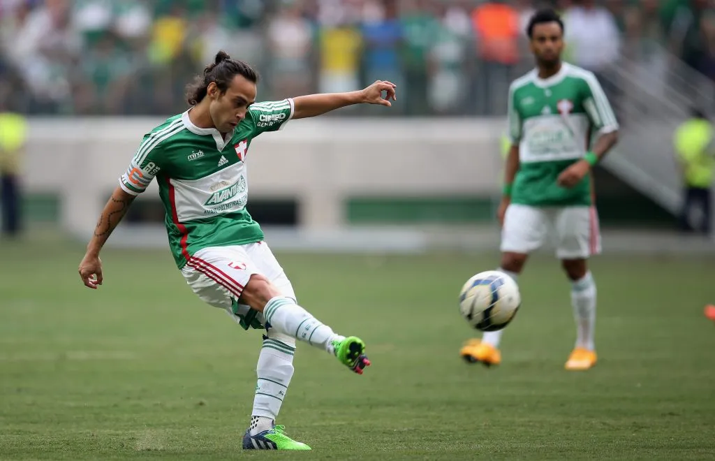 Jorge Valdivia en el Palmeiras: en el Verdao alcanzó a conocer de forma fugaz a Ricardo Gareca.