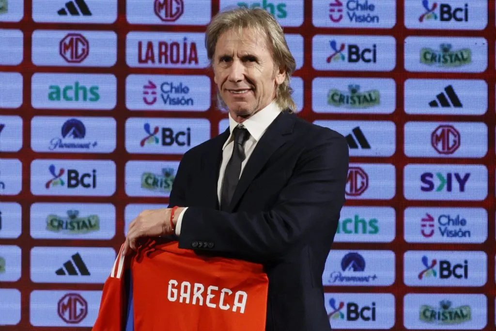 Ricardo Gareca en la presentación Dragomir Yankovic/Photosport