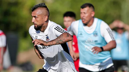 Vidal ya está entrenando como uno más en el Cacique.