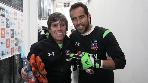 Rodríguez y Bravo compartiendo en Colo Colo.