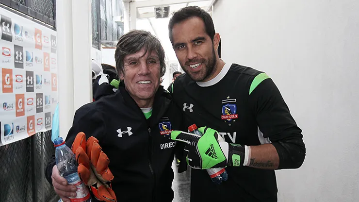 Rodríguez y Bravo compartiendo en Colo Colo.
