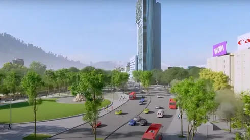 La nueva Plaza Italia forma parte del proyecto "Nueva Alameda-Providencia".