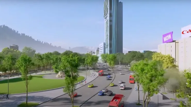 La nueva Plaza Italia forma parte del proyecto "Nueva Alameda-Providencia".