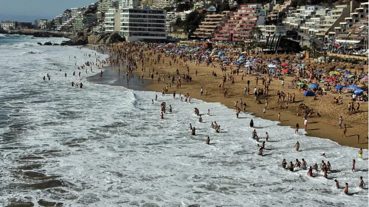 Playa de Reñaca (enero 2023)