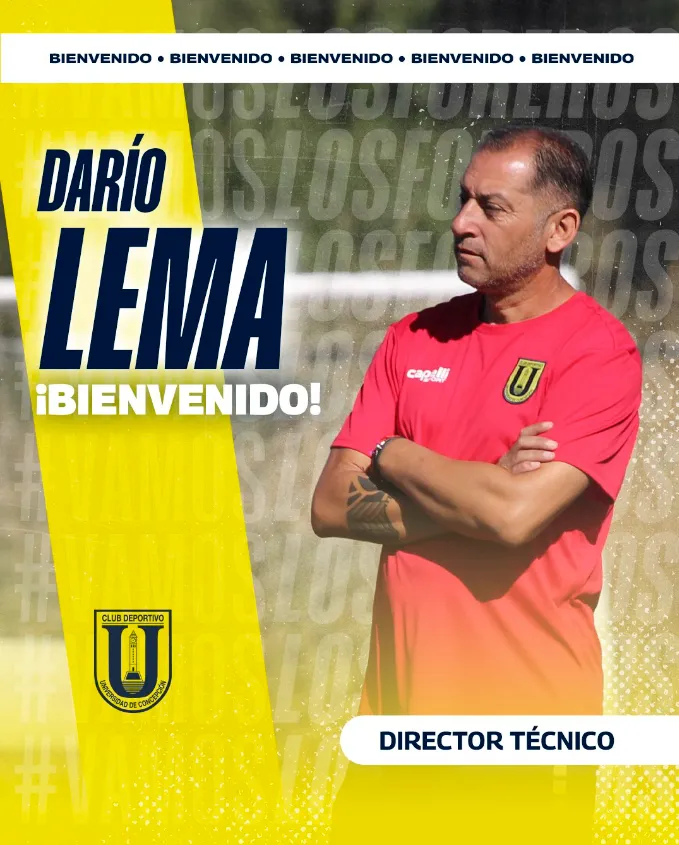 Universidad de Concepción oficializó a su nuevo técnico y presentó varios refuerzos. (Foto: @FutbolUdeC).