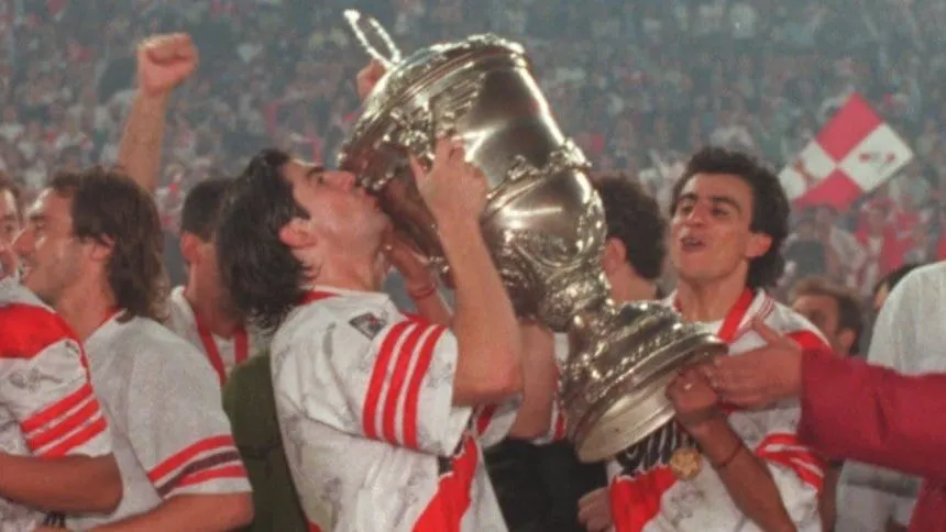 Archivo: Marcelo Salas campeón de la Supercopa con River Plate