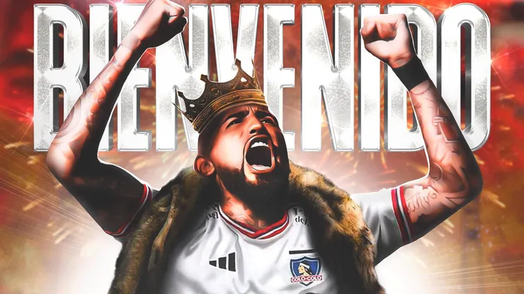 Almirón le da la bienvenida a Arturo Vidal en Colo Colo.