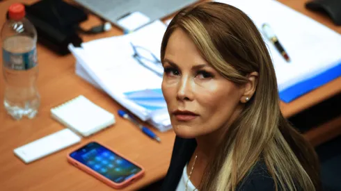 Cathy Barriga está desde enero con la medida.