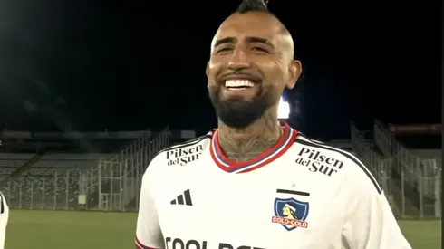 Vidal fue presentado en el Monumental y espera el reencuentro con los hinchas
