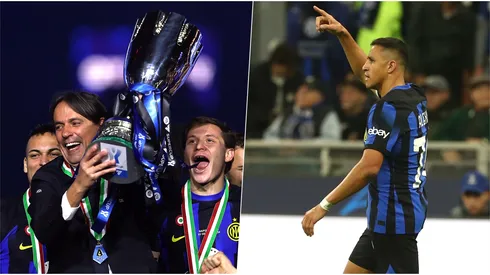 Simone Inzaghi le rinde pleitesía a Alexis Sánchez tras ganar la Supercopa de Italia.