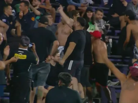 Hinchas de Colo Colo provocan serios incidentes en Uruguay