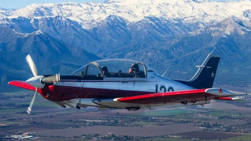 La escuela de Aviación del Capitán Manuel Ávalos Prado forma a los futuros oficiales de la FACh.